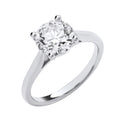 18ct White Gold 4.00ctw Solitaire LAB GROWN Diamond Ring IGI Certified