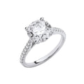 18ct White Gold 3.20ctw LAB GROWN Diamond Ring IGI Certified