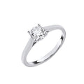 9ct White Gold 1.00ctw Solitaire LAB GROWN Diamond Ring IGI Certified