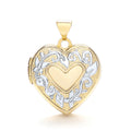 Y/W Heart Shaped Family Locket