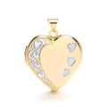 Y/W Heart Shaped Family Locket