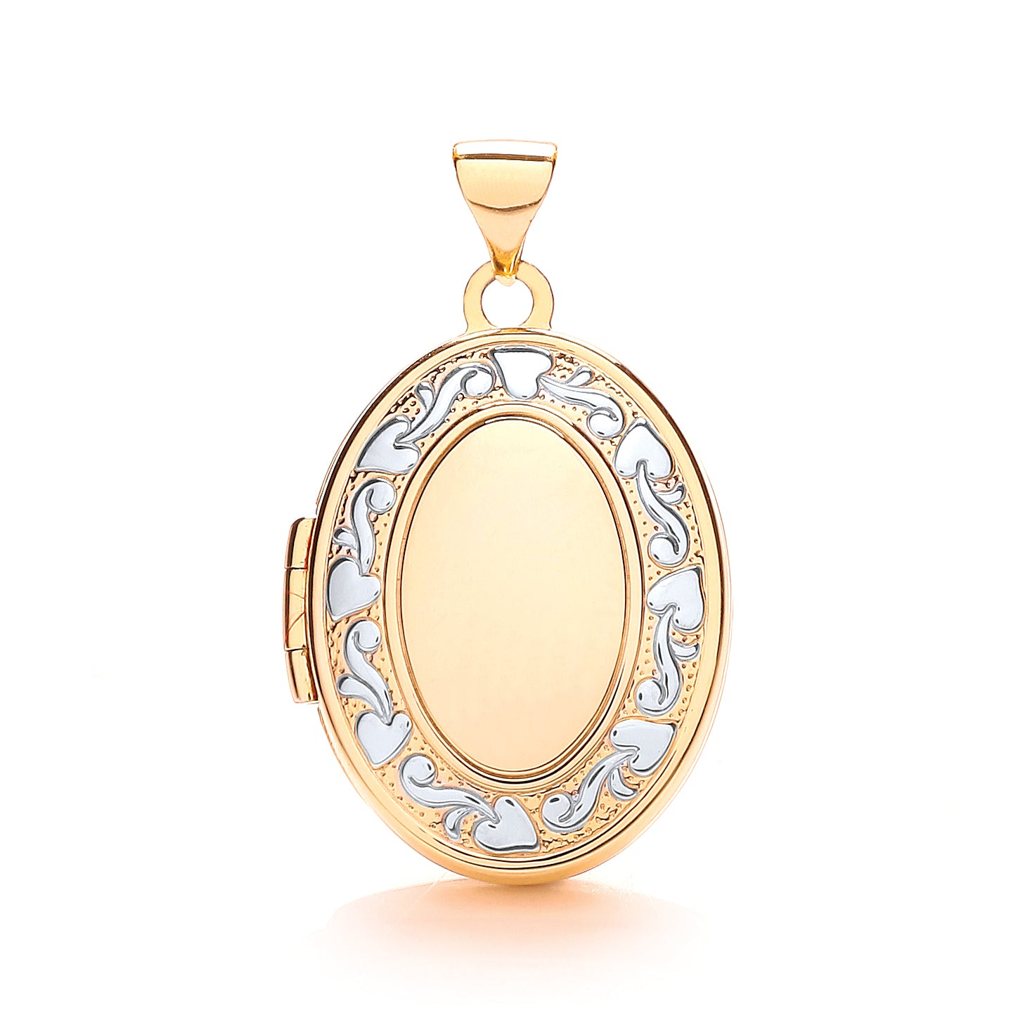 Y/W Oval Shaped Family Locket