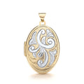 Y/W Oval Shaped Family Locket