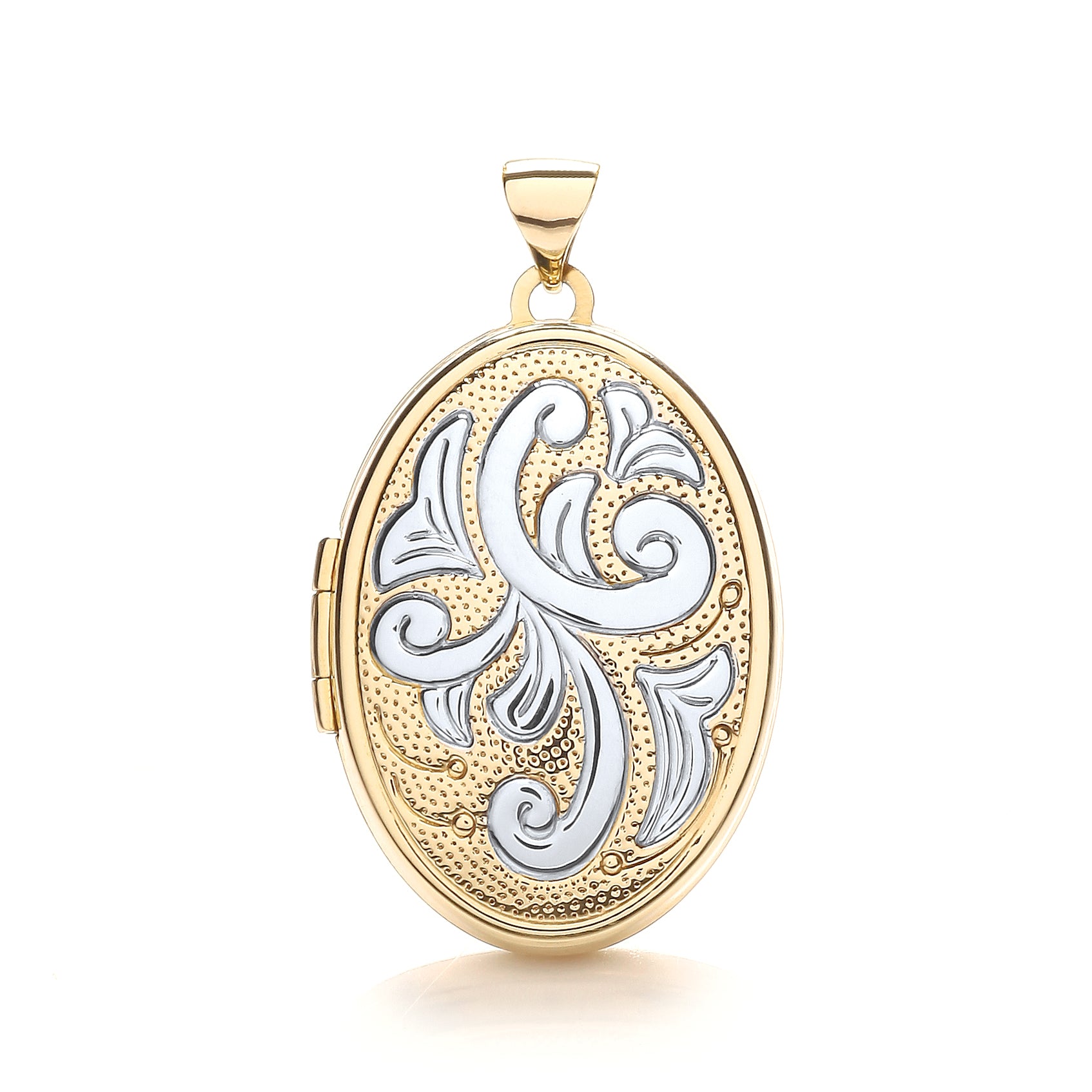 Y/W Oval Shaped Family Locket
