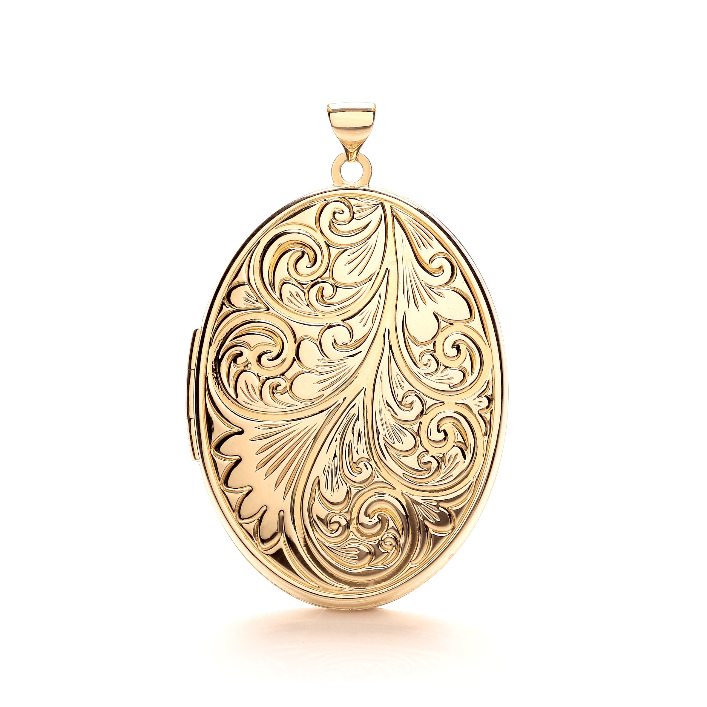 Y/G Oval Shaped Family Locket