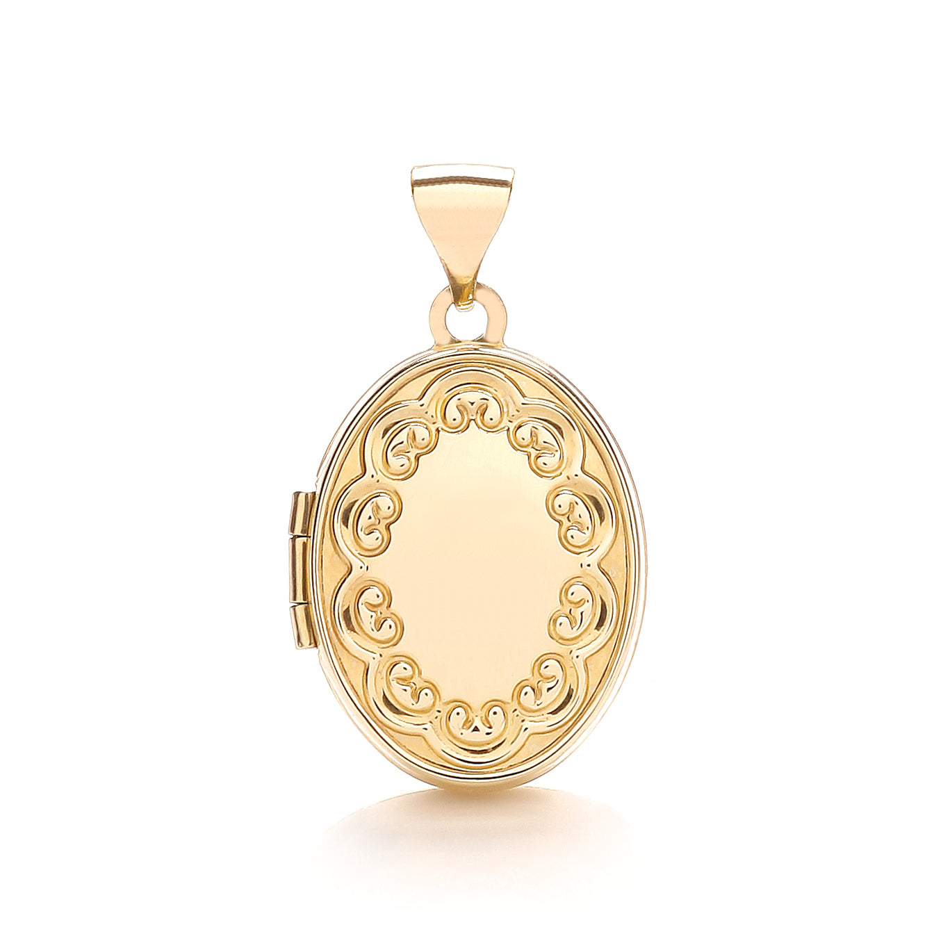 Y/G Oval Shaped Locket