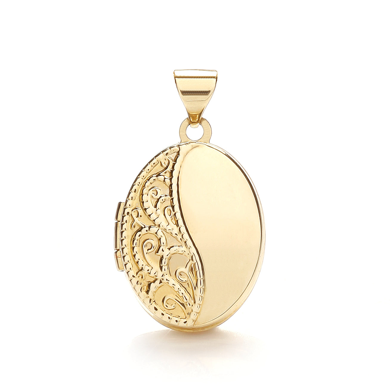 Y/G Oval Shaped Locket