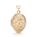 Y/G Oval Shaped Locket