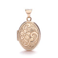 R/G Oval Shaped Locket