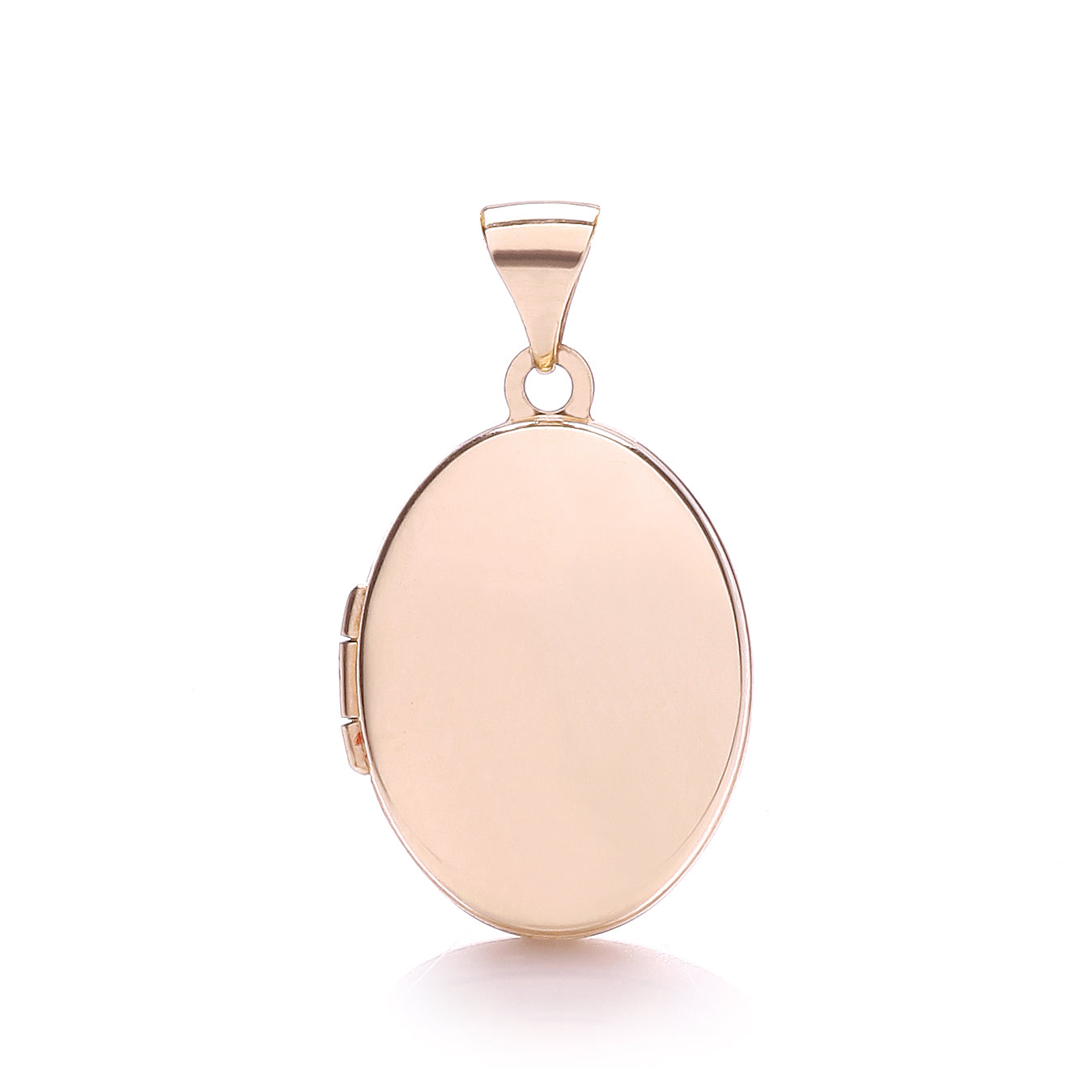 R/G Oval Shaped Plain Locket