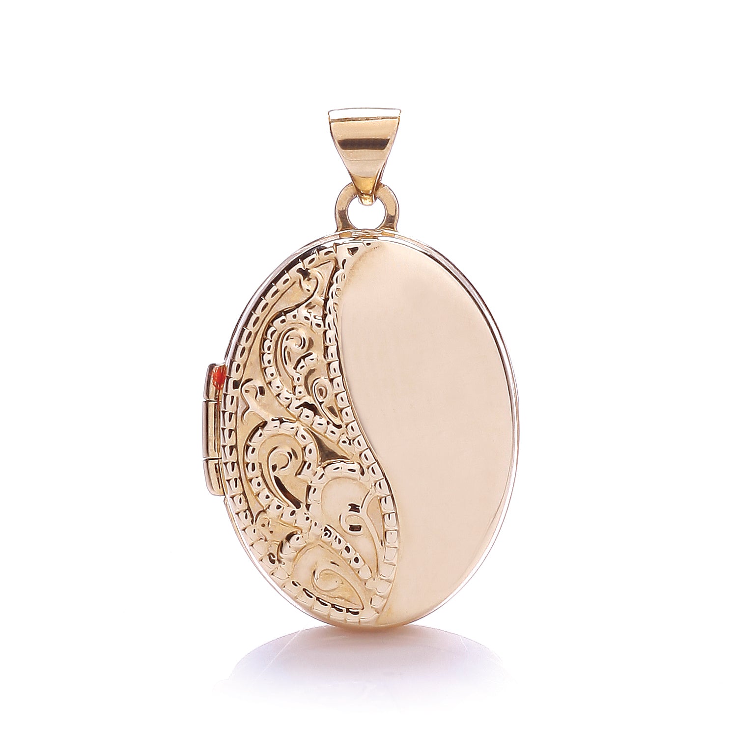 R/G Oval Shaped Locket