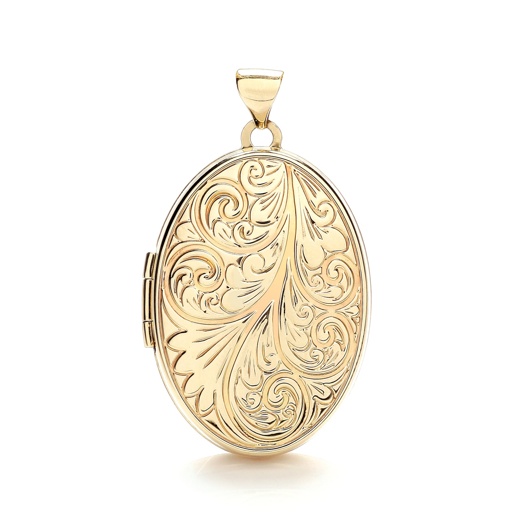 Y/G Oval Locket with design
