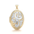 W/Y Oval Locket with design