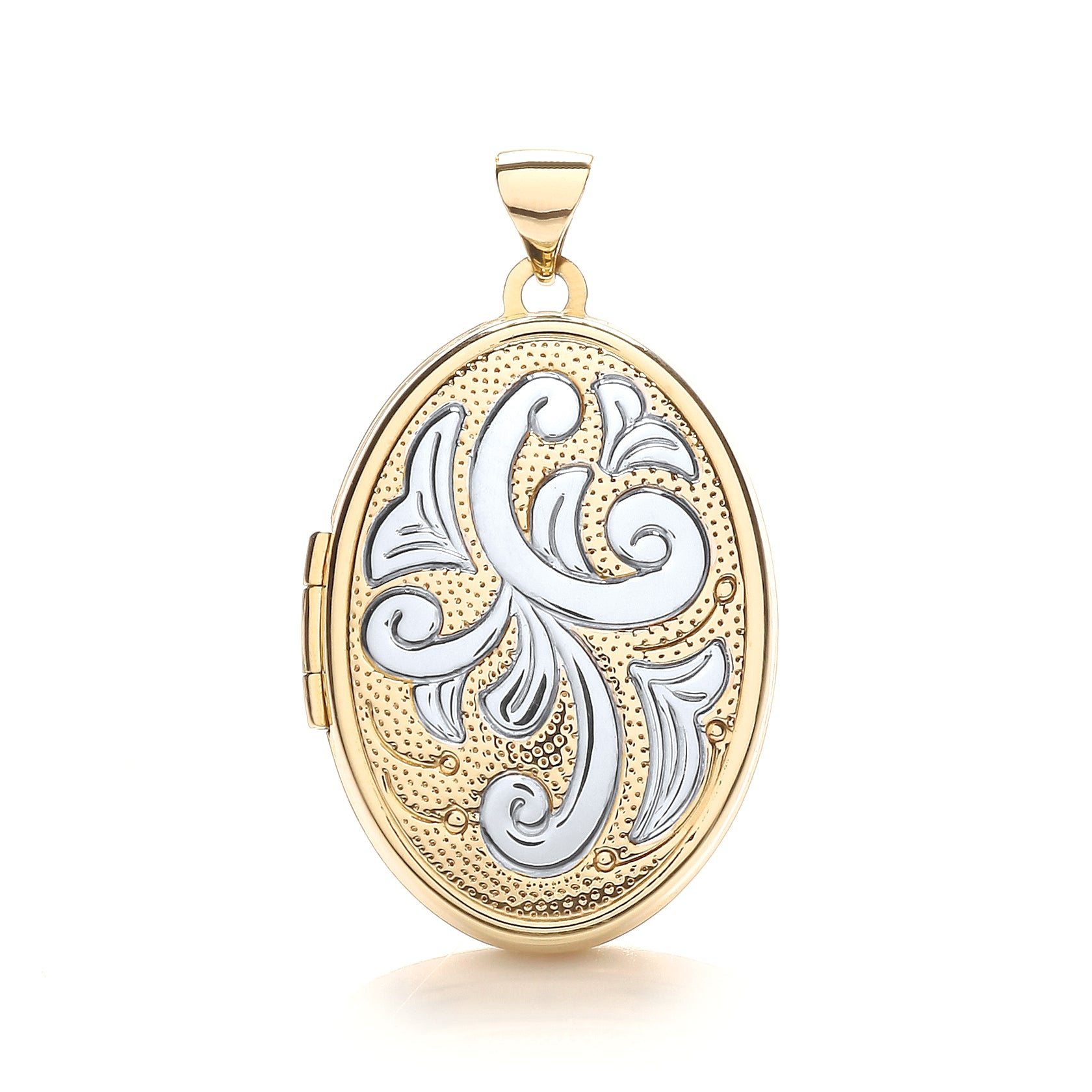 W/Y Oval Locket with design