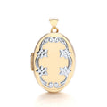 W/Y Oval Locket with design