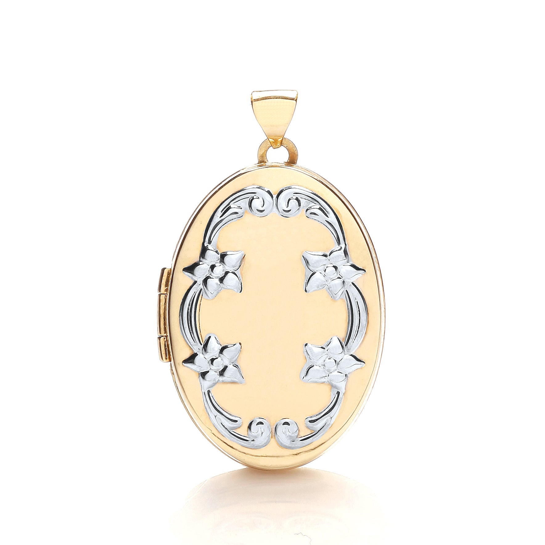 W/Y Oval Locket with design
