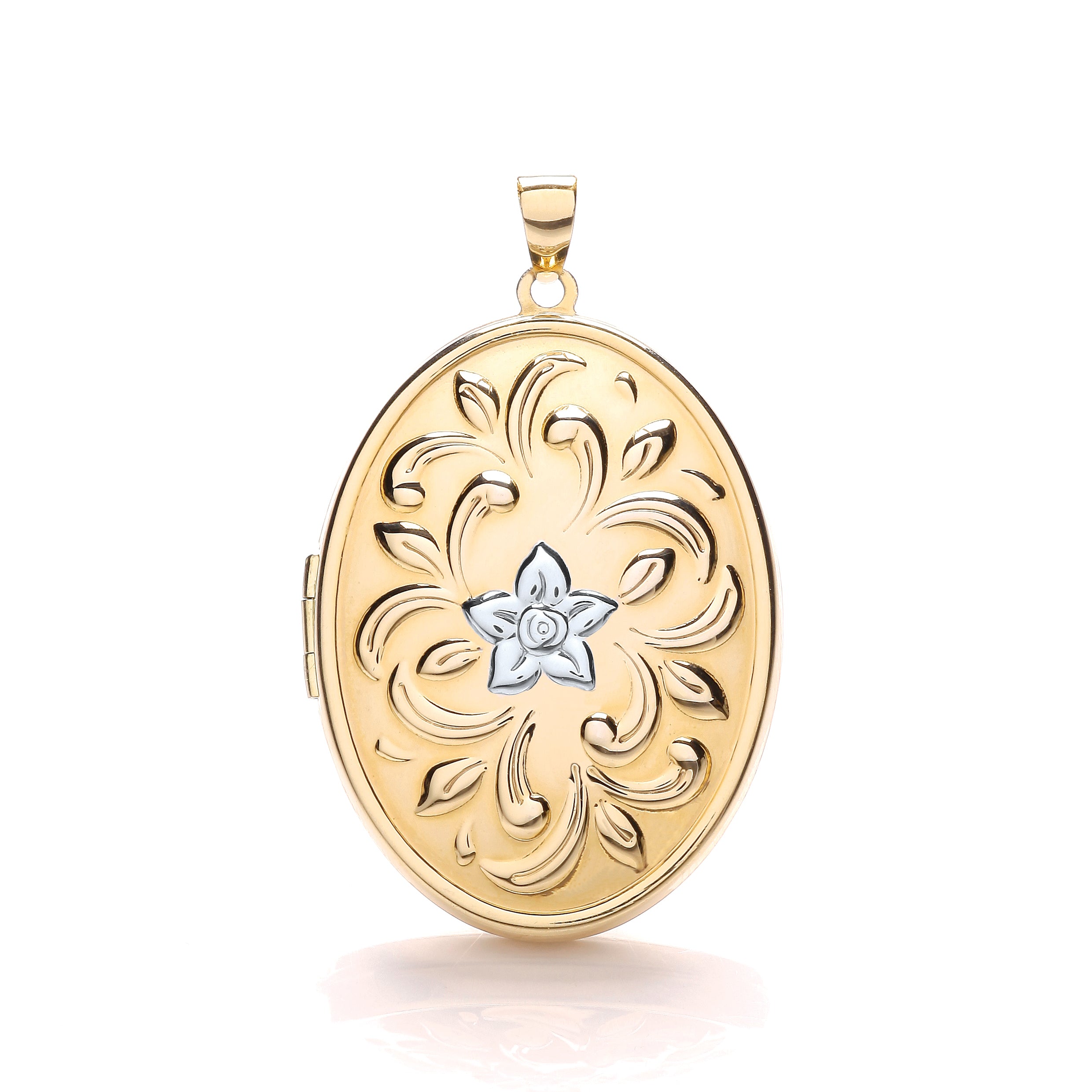 W/Y Oval Locket with design
