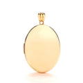 Y/G Oval Plain Locket