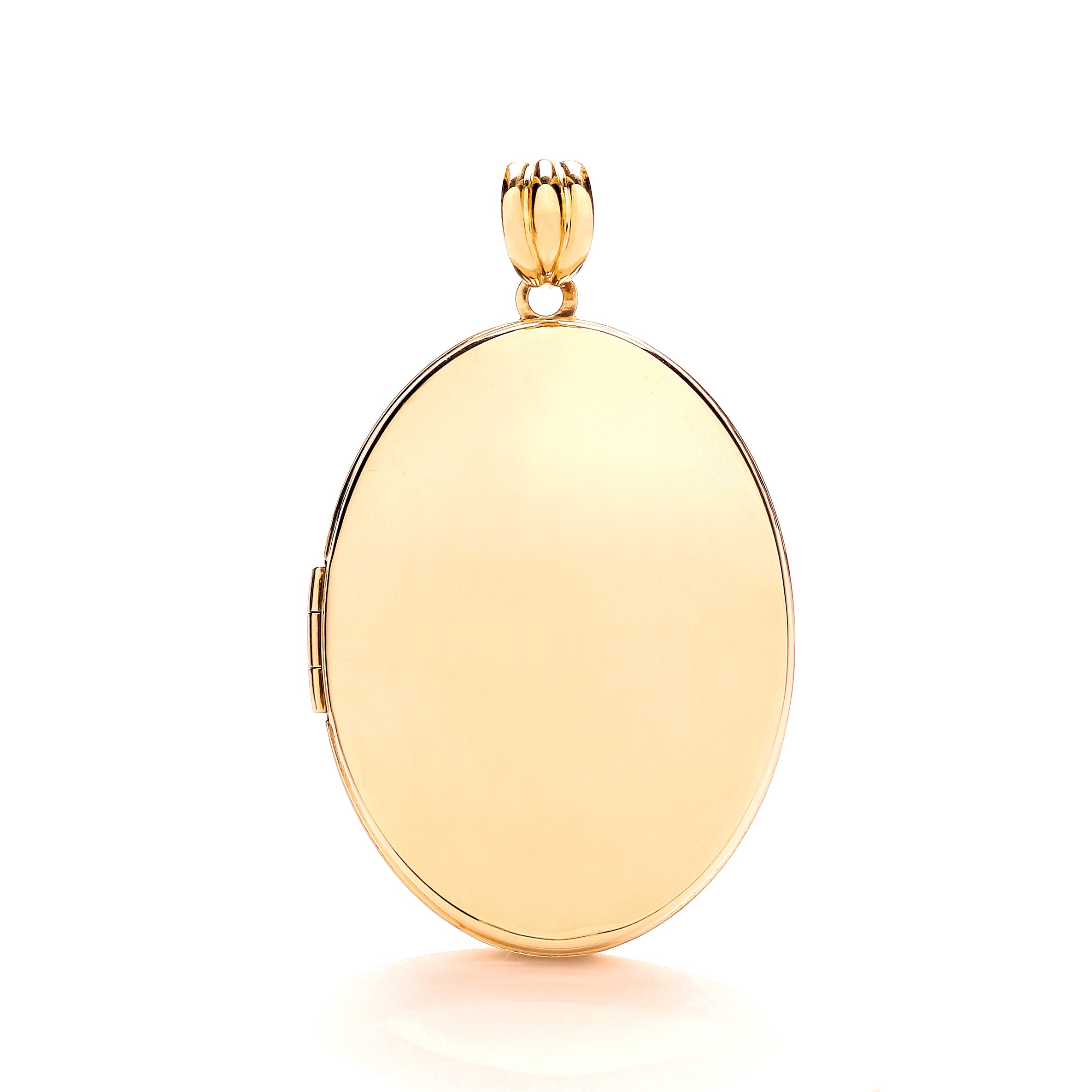 Y/G Oval Plain Locket