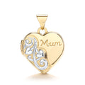 W/Y Heart Shape Mum Locket