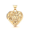 Y/G Heart Shape Locket with design