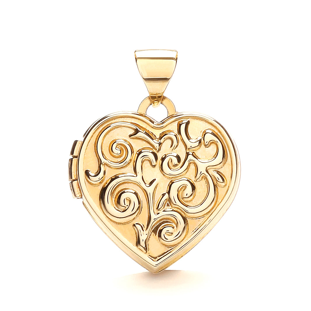 Y/G Heart Shape Locket with design