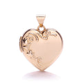 R/G Heart Shape Locket with design