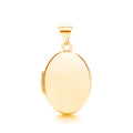 Y/G Oval Shaped Plain Locket