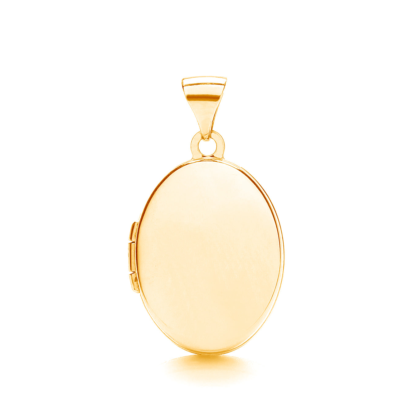 Y/G Oval Shaped Plain Locket