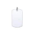 W/G Dog Tag Pendant