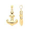 Y/G Hollow Anchor Pendant