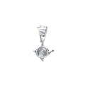 18ct W/G Pendant Mount 0.15ct