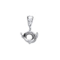 18ct W/G Pendant Mount 0.20-0.25ct