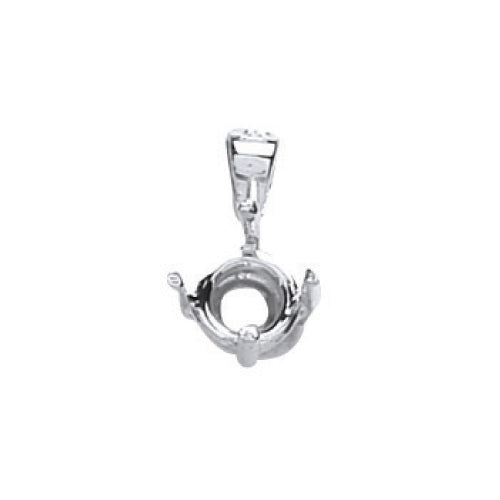 18ct W/G Pendant Mount 0.20-0.25ct