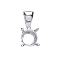 18ct W/G Pendant Mount 0.70-0.75ct