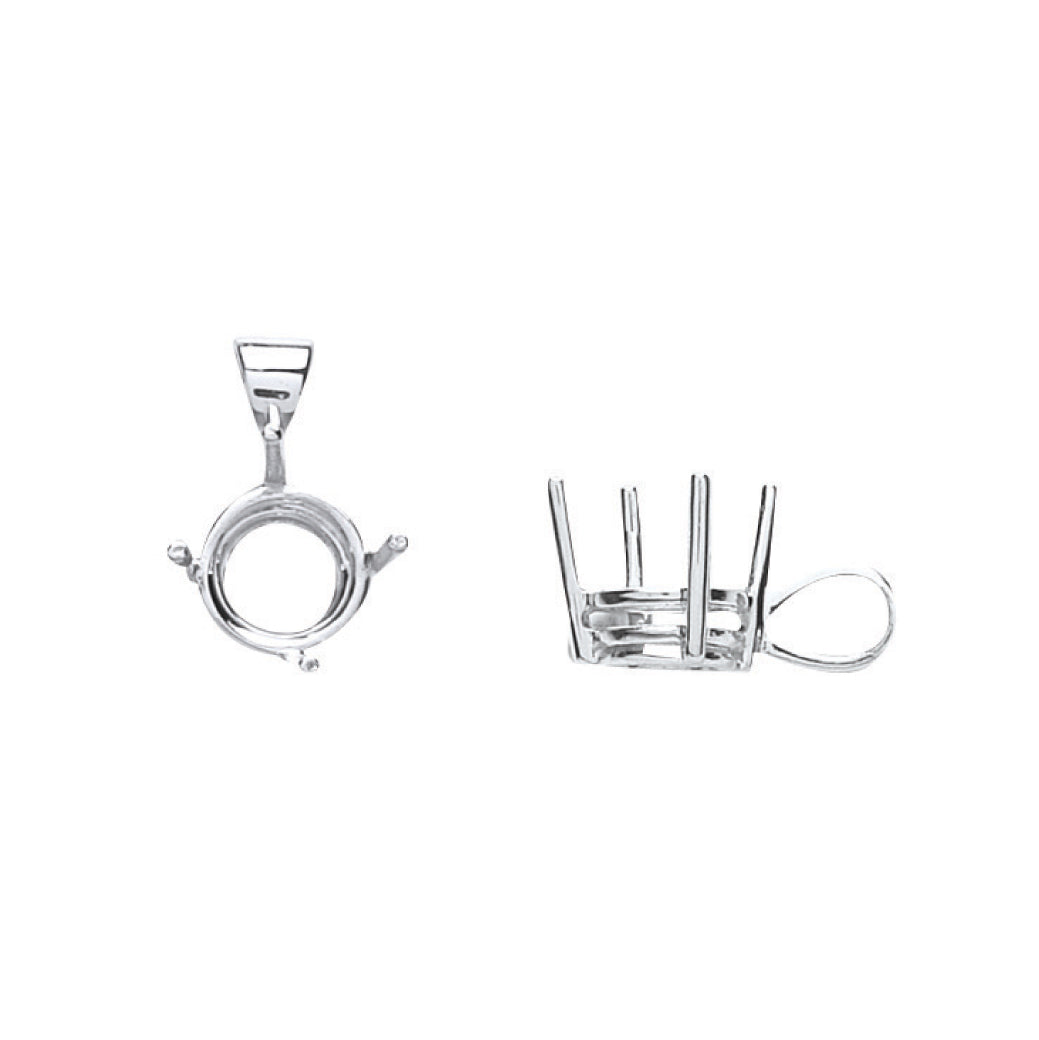 18ct W/G Pendant Mount 1.00-1.50ct