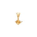 18ct Y/G Pendant Mount 0.15ct