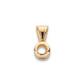 18ct Y/G Pendant Mount Rubover 0.15ct