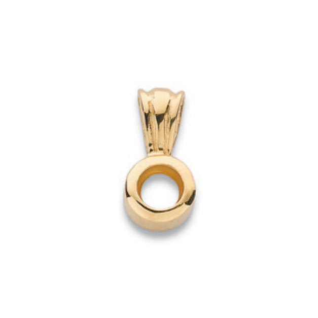18ct Y/G Pendant Mount Rubover 0.20-0.25ct