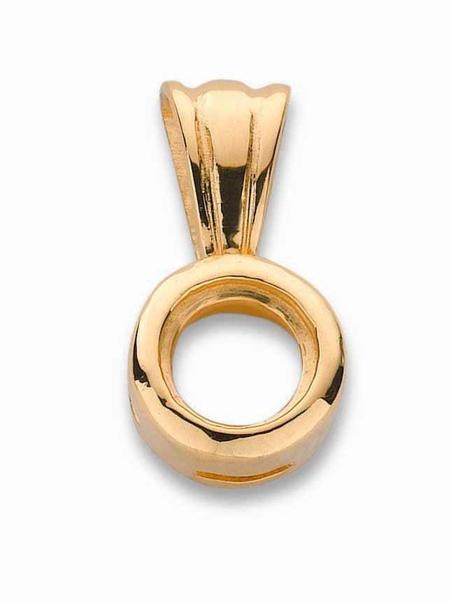 18ct Y/G Pendant Mount Rubover 0.70-0.80ct