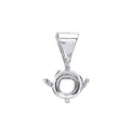 18ct W/G Pendant Mount 0.30-0.35ct