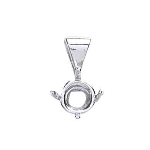 18ct W/G Pendant Mount 0.30-0.35ct