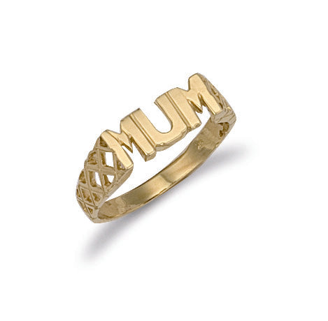 Y/G Basket Sides Mum Ring