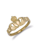 Y/G Baby Claddagh Ring
