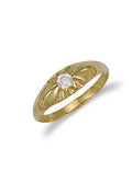 Y/G Cz Baby Gipsy Ring