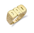 Y/G Patterned Sides Dad Ring