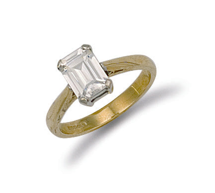 Y/G Fancy Cz Ring