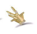 Y/G Cz Hand Ring