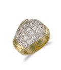 Y/G Cz Boxing Glove Ring