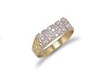 Y/G Cz Basket Sides NAN Ring